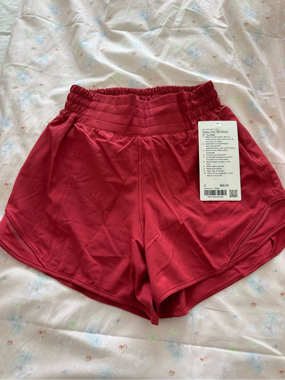 lululemon athletica Hotty Hot HR 4” Persian Red 2